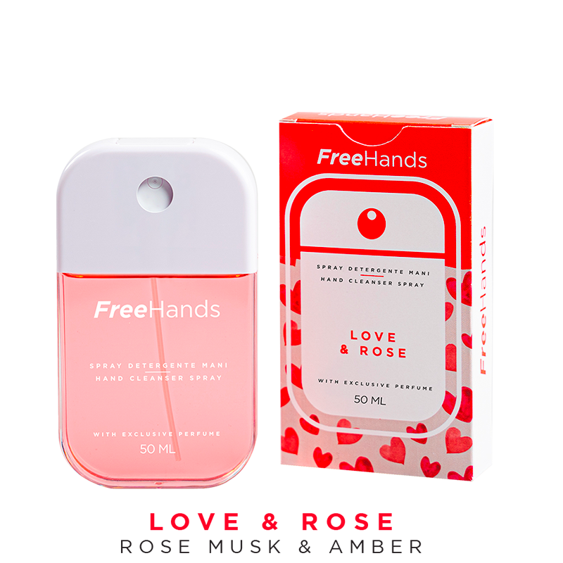 LOVE & ROSE - Spray Detergente Mani 50ml